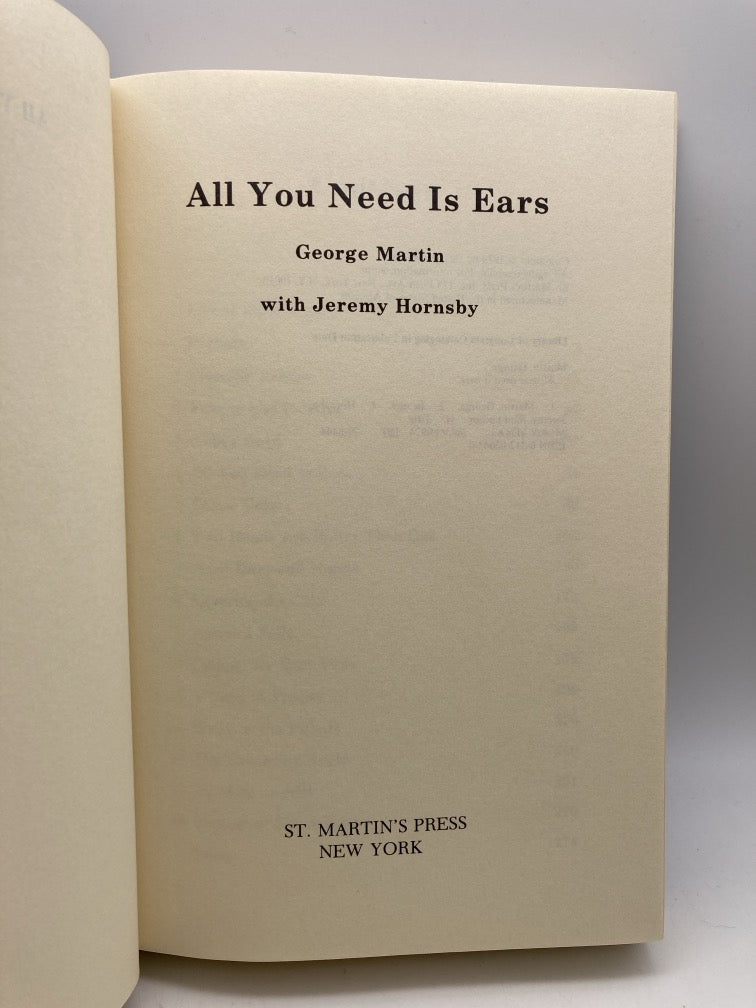 All You Need Is Ears: The Story of the Recording Genius Who Created The Beatles