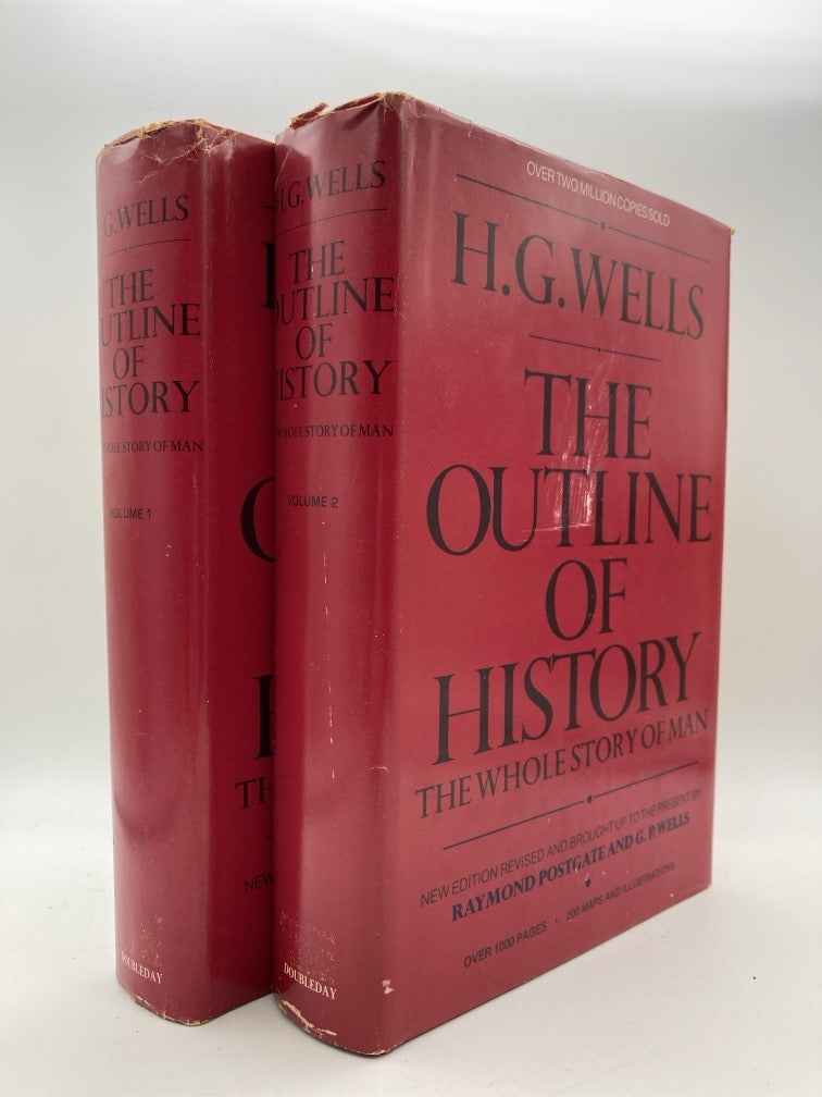 The Outline of History (Volumes 1 & 2: Book Club Edition)