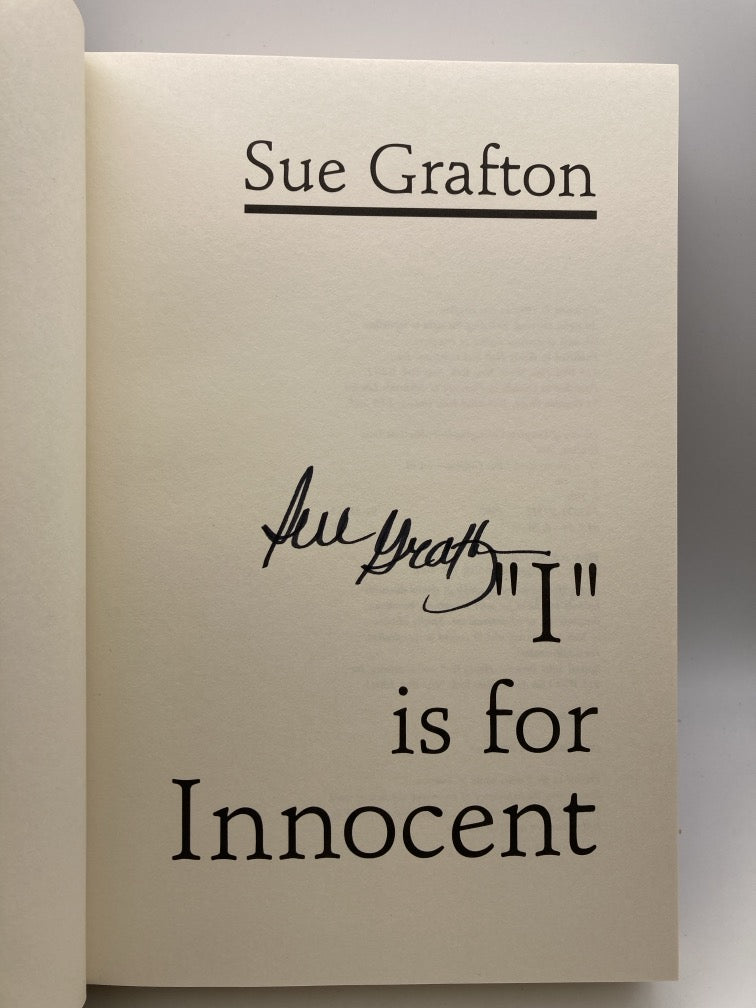 "I" is for Innocent (Signed First Edition)