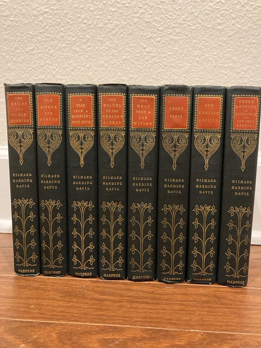The Works of Richard Harding Davis: 8 Volume Set 1903 (Harper and Brothers)