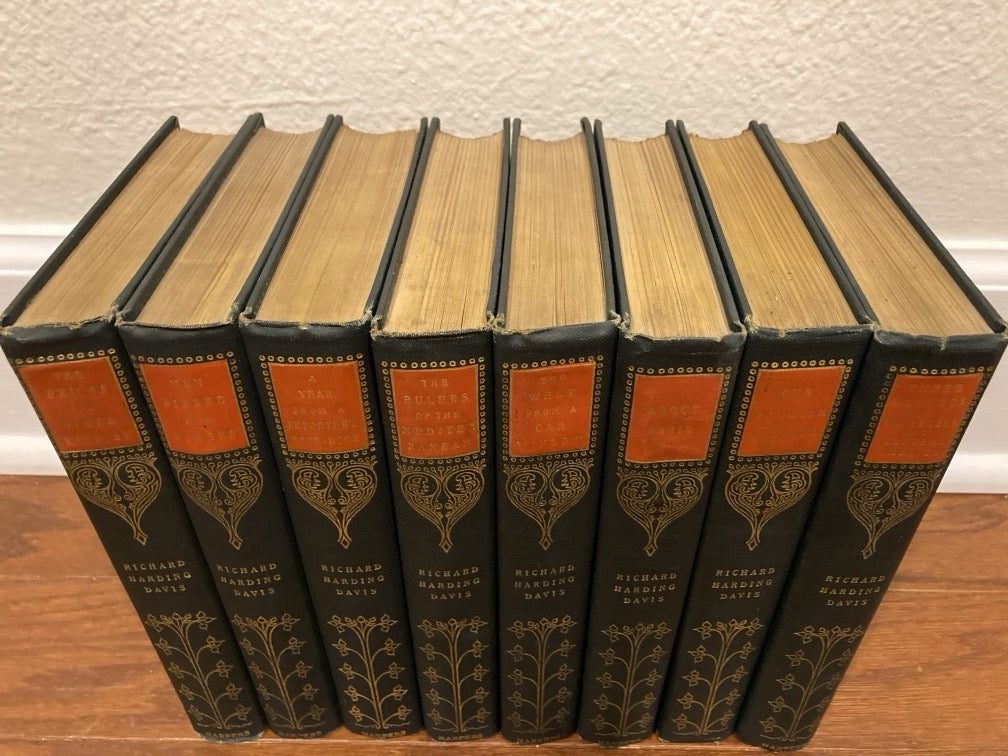 The Works of Richard Harding Davis: 8 Volume Set 1903 (Harper and Brothers)