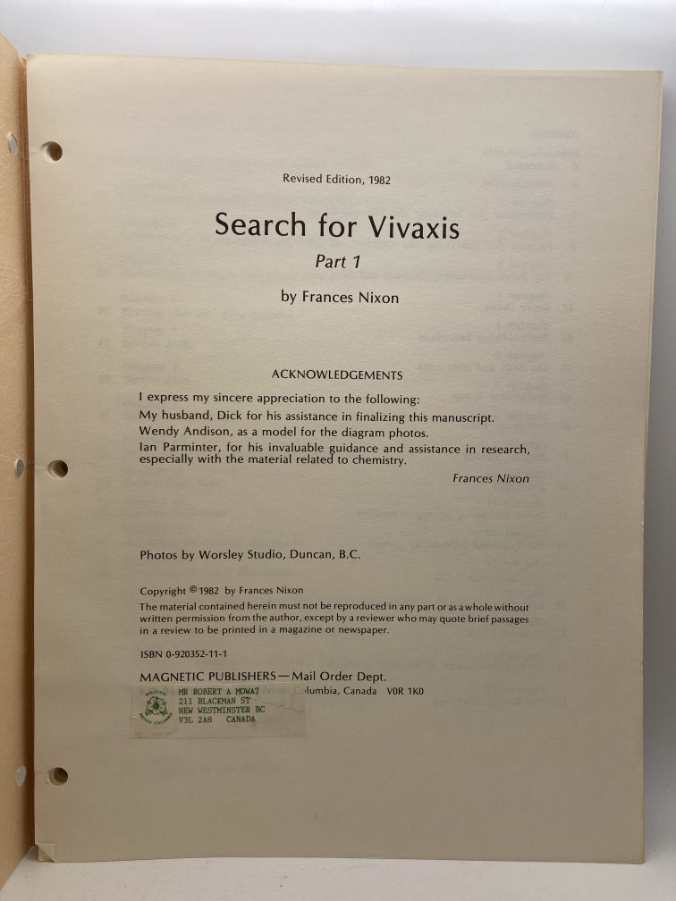 Search for Vivaxis Parts 1 & 2 + Vivaxis Beams