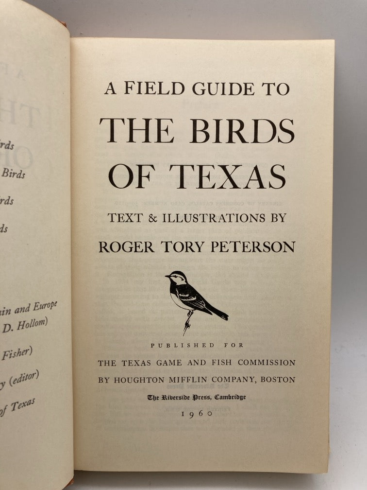 A Field Guide to the Birds of Texas