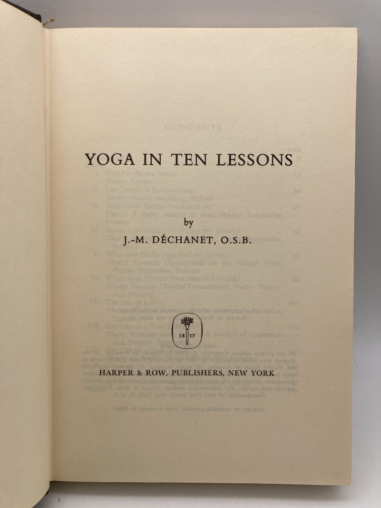 Yoga in Ten Lessons