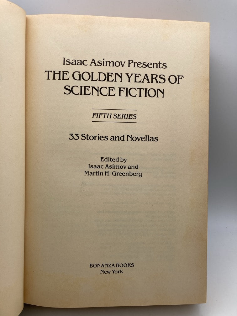 Isaac Asimov Presents The Golden Years of Science Fiction: Fifth Series