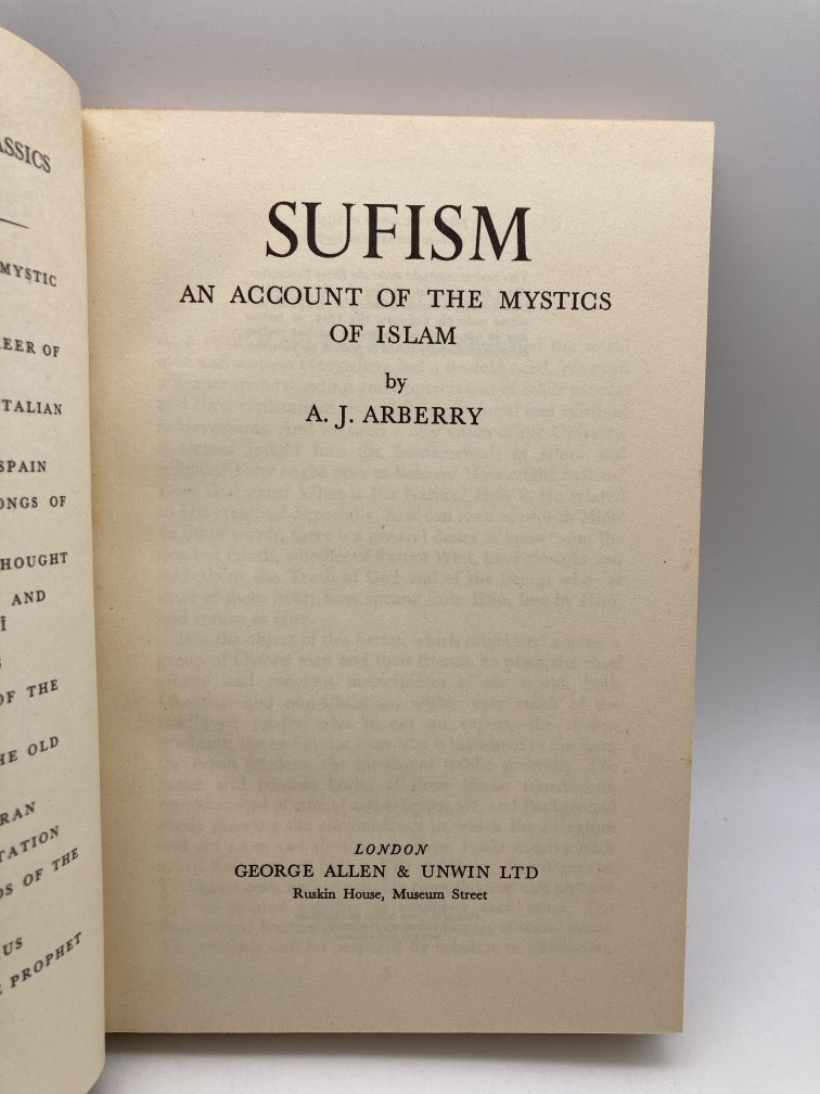 Sufism: An Account of the Mystics of Islam