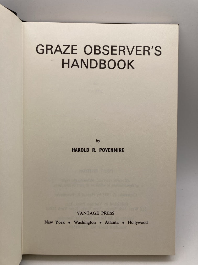 Graze Observer's Handbook