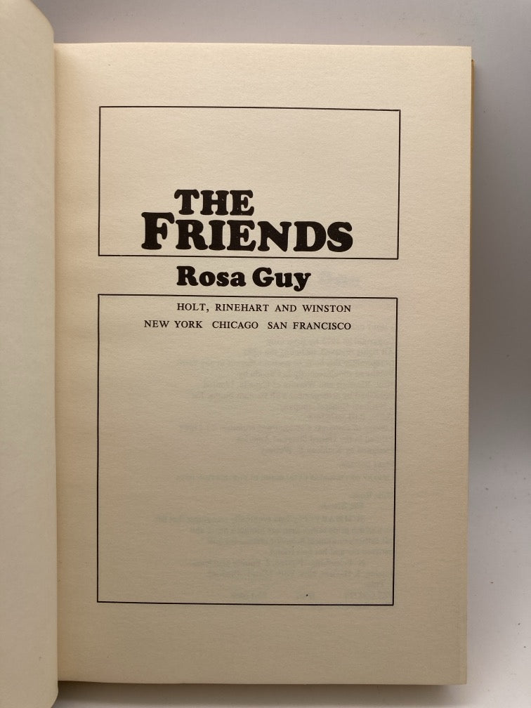 The Friends (signed first edition)