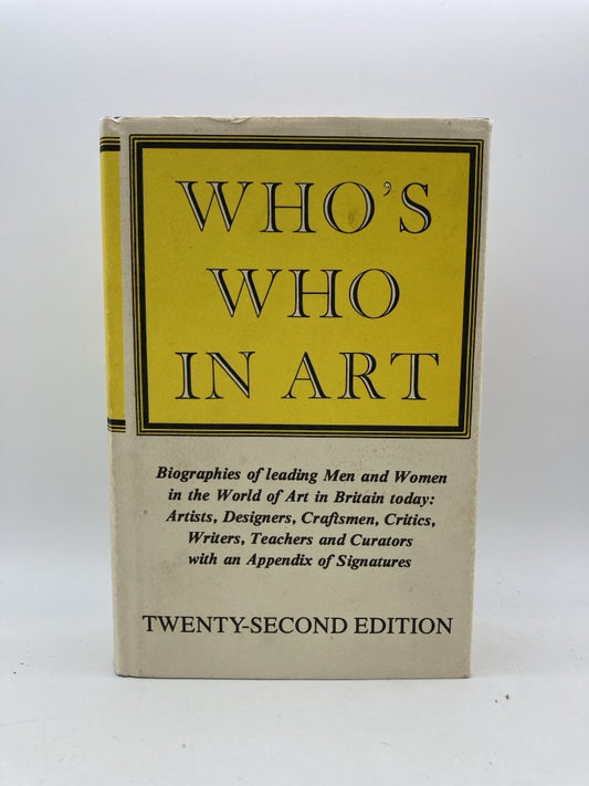 Who's Who in Art: Twenty-Second Edition