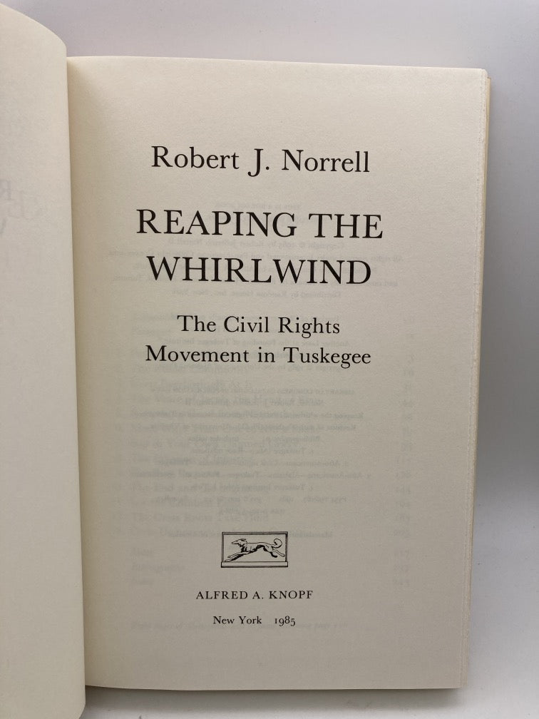 Reaping the Whirlwind: The Civil Rights Movement in Tuskegee