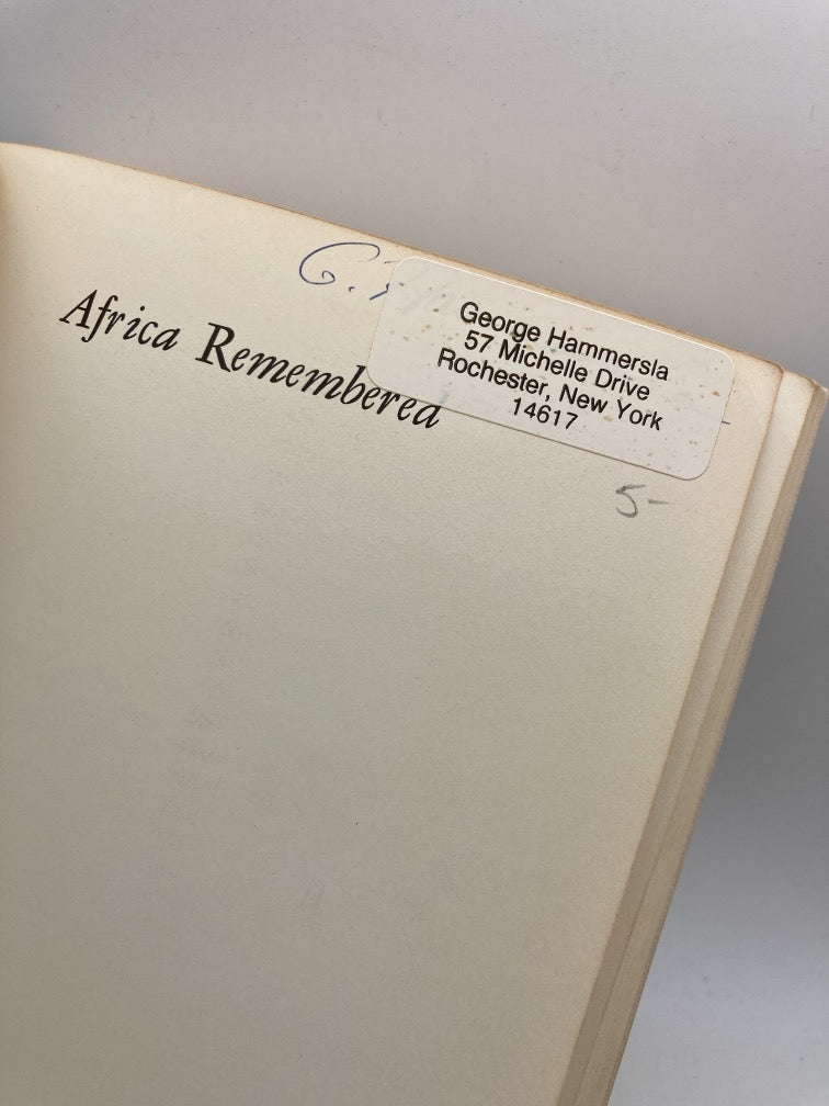 Africa Remembered: Narratives by West Africans from the Era of the Slave Trade