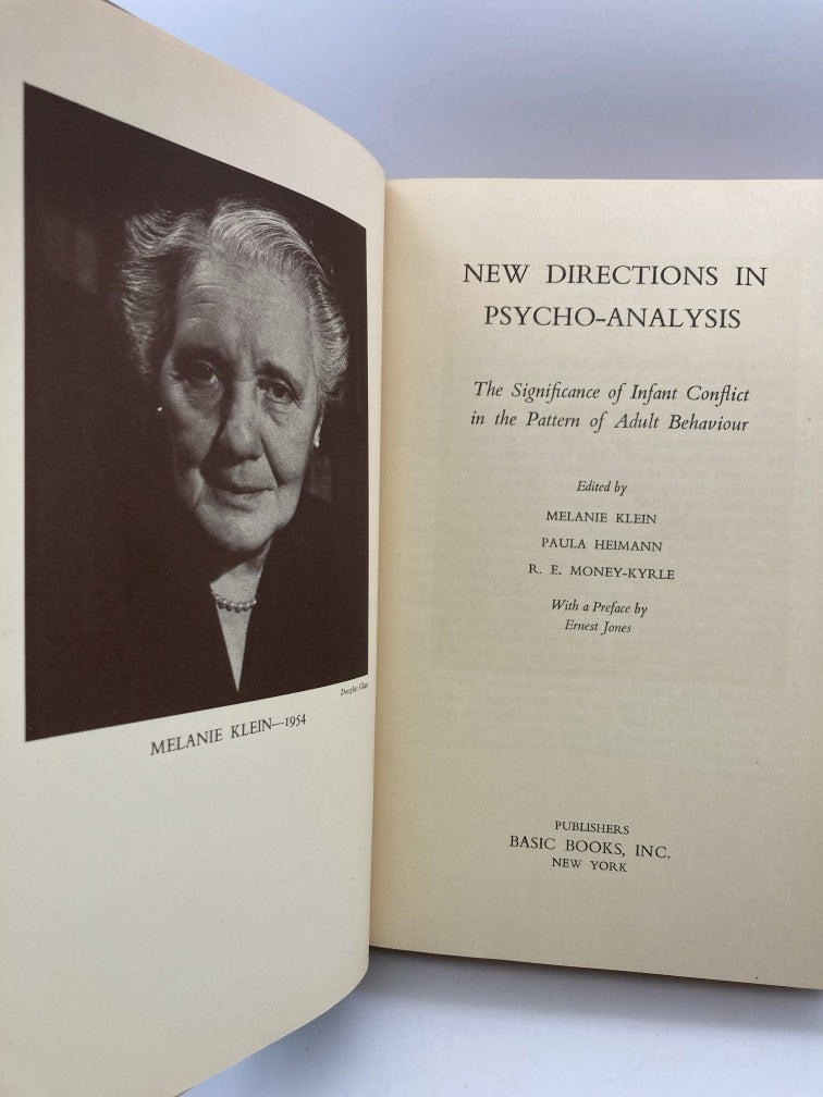 New Directions in Psychoanalysis: The Impact of Melanie Klein's Research on the Understanding of Psychological and Social Processes