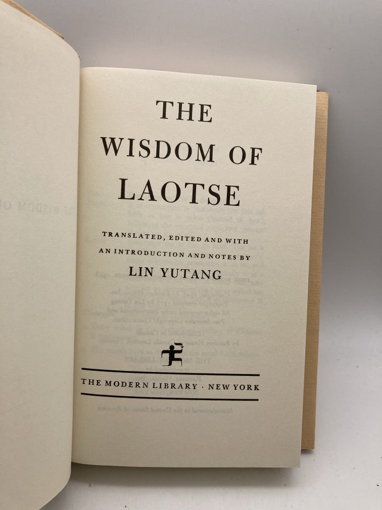 The Wisdom of Lao Tse (Modern Library 1976)