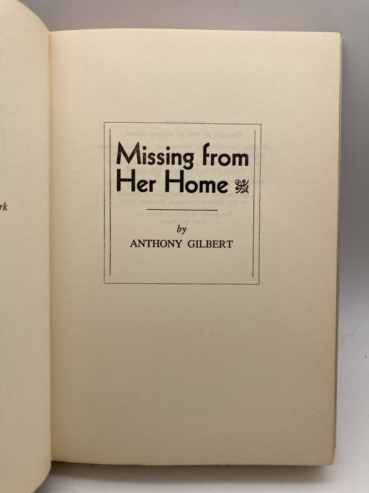 Missing from Her Home: An Arthur Crook Mystery