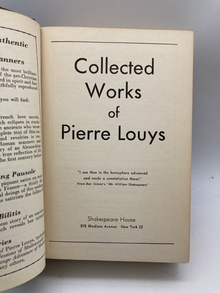 Collected Works of Pierre Louys