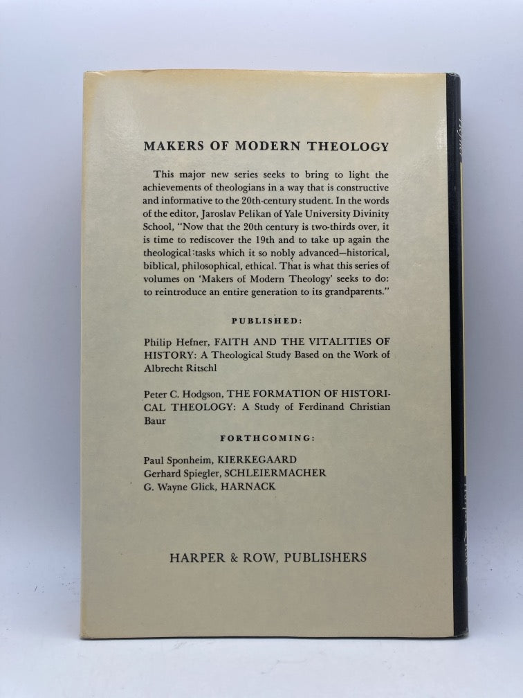 Faith and the Vitalities of History;: A Theological Study Based on the Work of Albrecht Ritschl