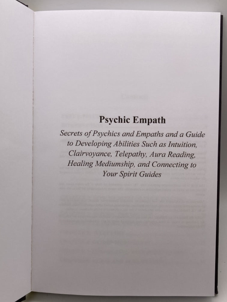 Psychic Empath: Secrets of Psychics and Empaths and a Guide to Developing Abilities