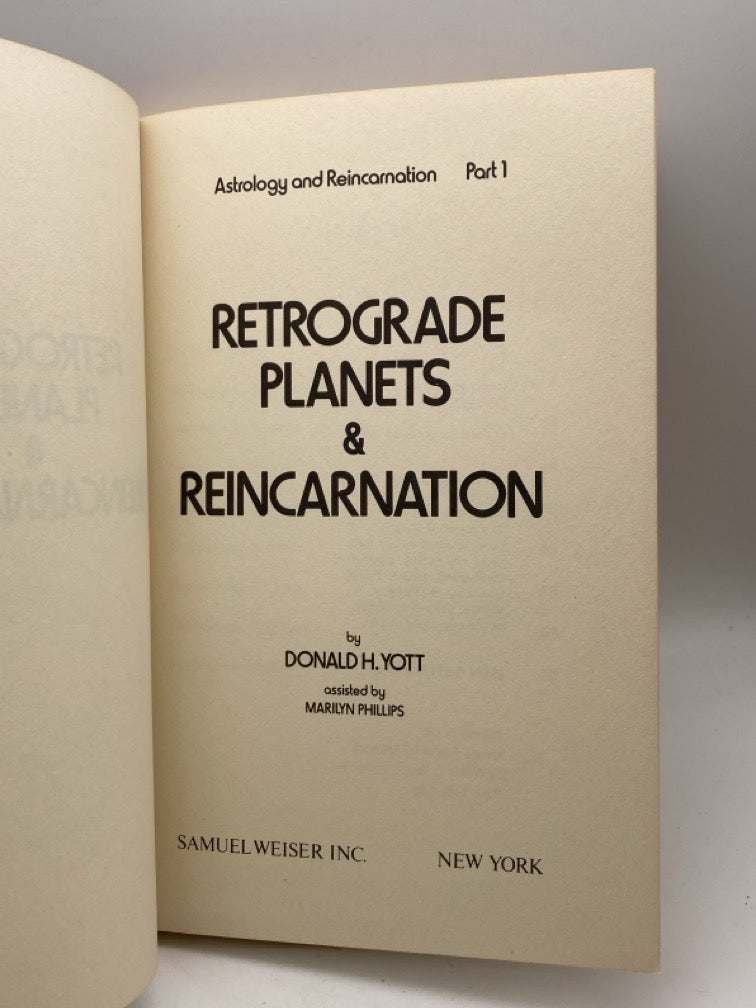 Astrology and Reincarnation Vol. 1: Retrograde Planets and Reincarnation