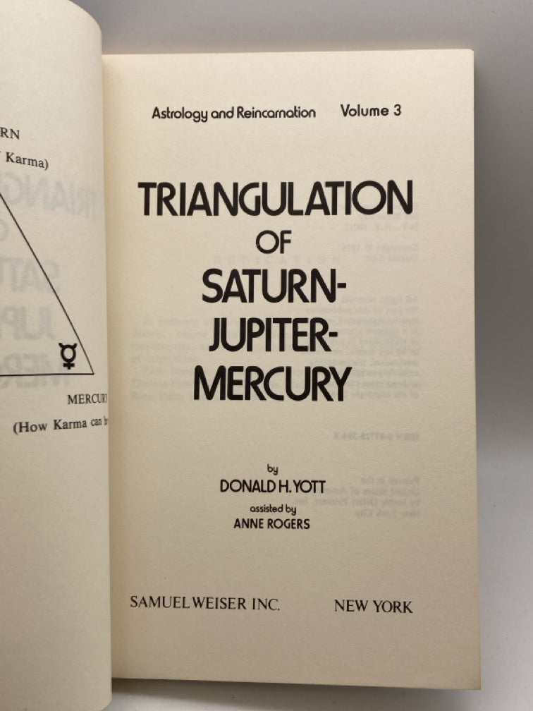 Astrology and Reincarnation Vol. 3: Triangulation of Saturn Jupiter Mercury