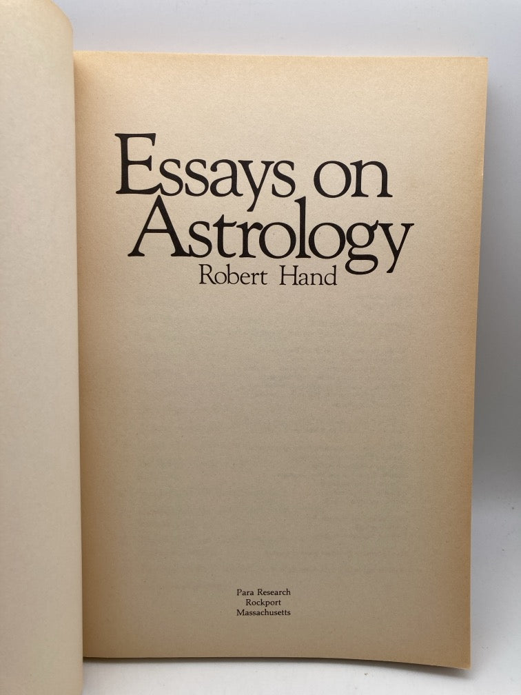 Essays of Astrology