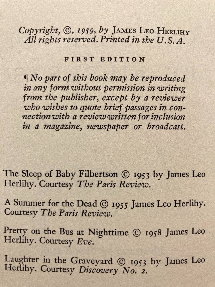 The Sleep of Baby Filbertson and Other Stories