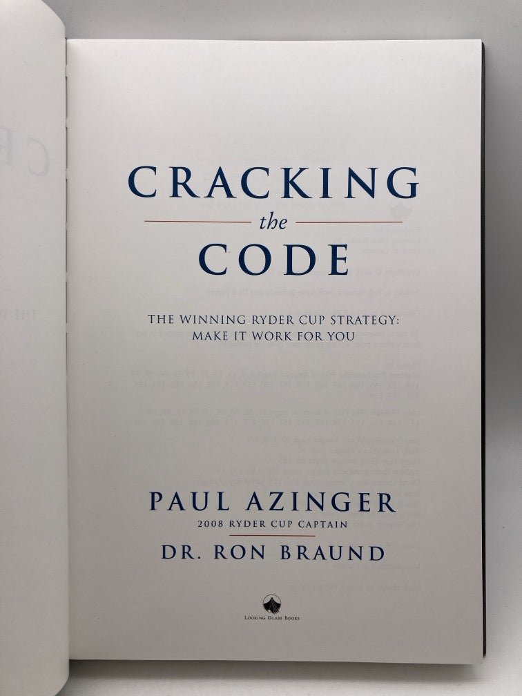 Cracking the Code: The Winning Ryder Cup Strategy