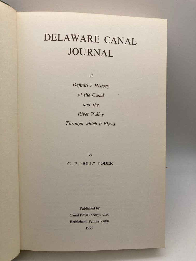 Delaware Canal Journal: A Definitive History