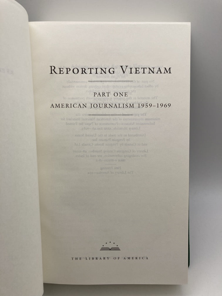 Reporting Vietnam: Parts 1 & 2 (Library of America)