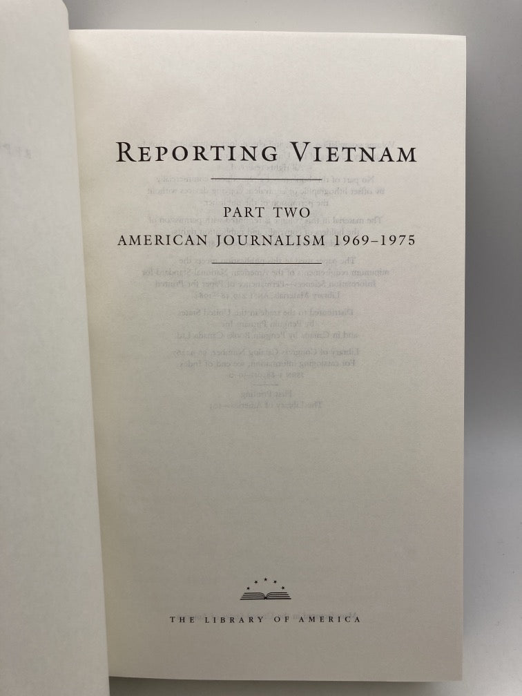 Reporting Vietnam: Parts 1 & 2 (Library of America)