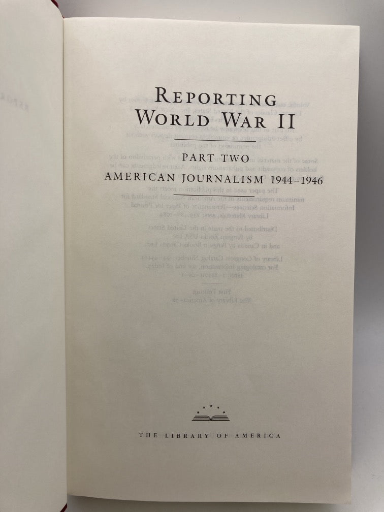 Reporting World War II (Library of America)