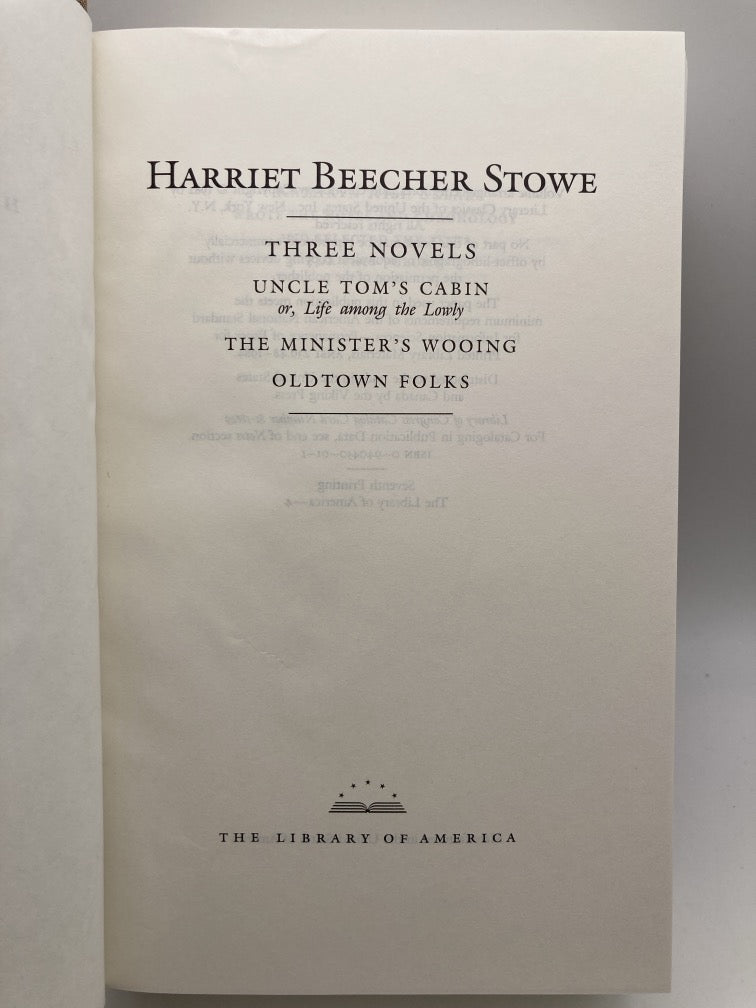 Harriet Beecher Stowe: Three Novels (Library of America)