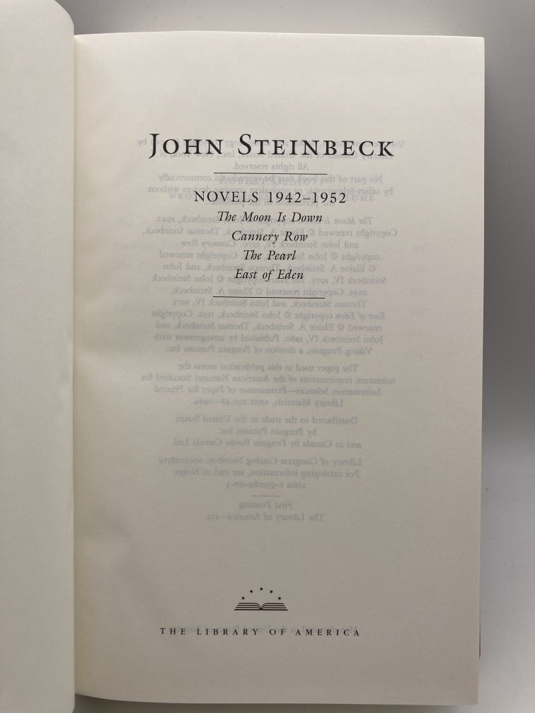 John Steinbeck: 4 Volume Set (Library of America)