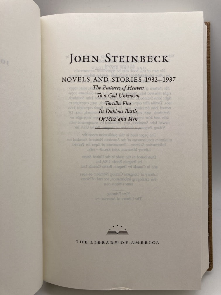 John Steinbeck: 4 Volume Set (Library of America)