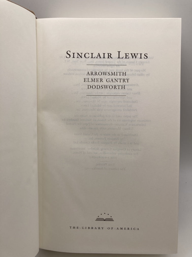 Sinclair Lewis: 2 Volume Set (Library of America)