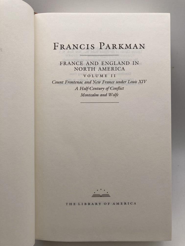 France and England in North America: 2 Volume Set (Library of America)