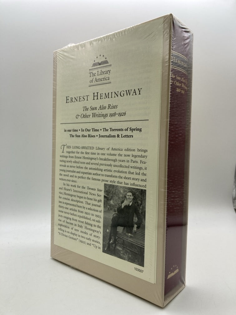 Ernest Hemingway: The Sun Also Rises & Other Writings 1918-1926 (Library of America)