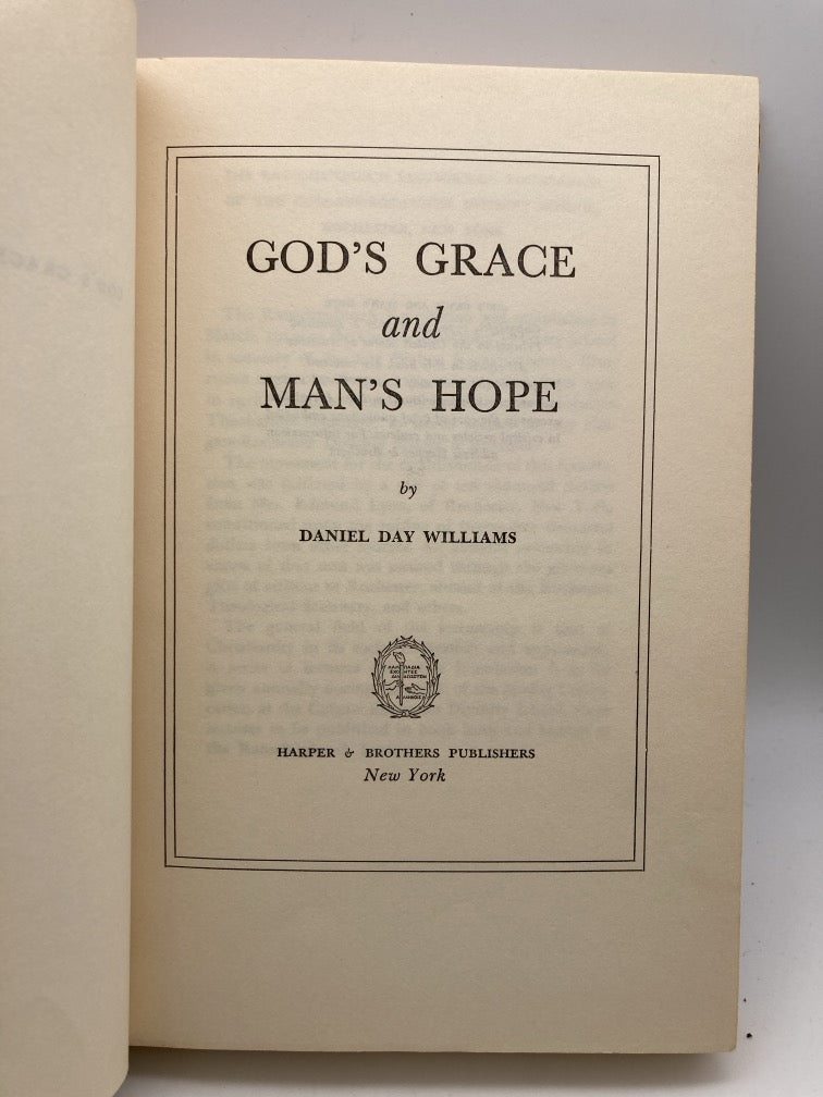 God's Grace and Man's Hope