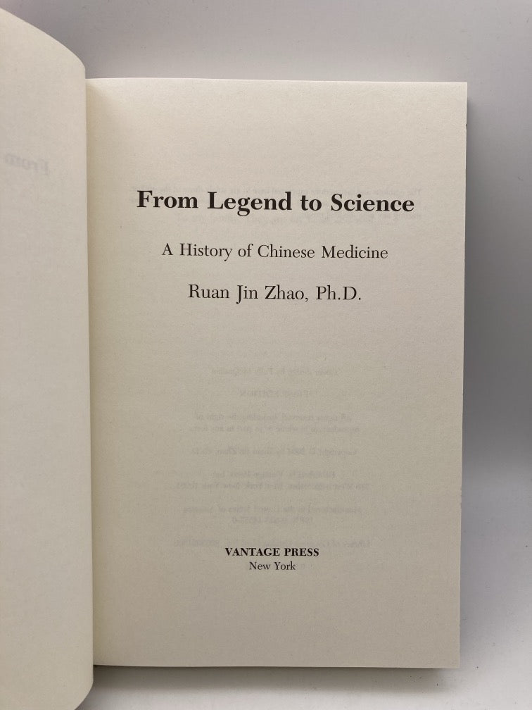 From Legend to Science: A History of Chinese Medicine