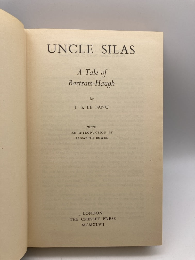 Uncle Silas: a Tale of Bartam-Haugh