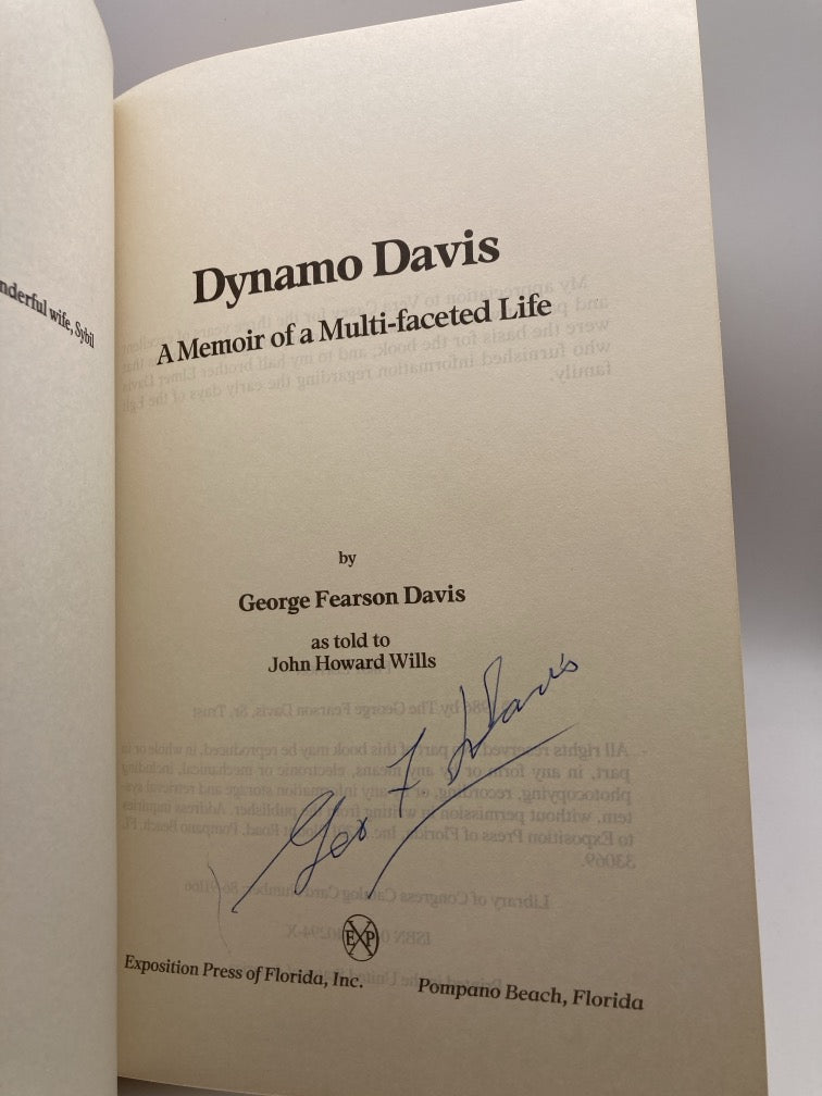 Dynamo Davis: A Memoir of a Multi-Faceted Life