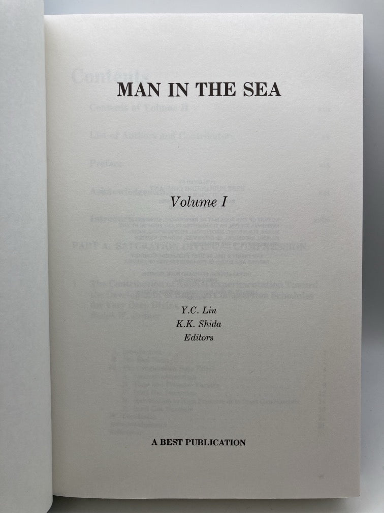 Man in the Sea: 2 Volume Set