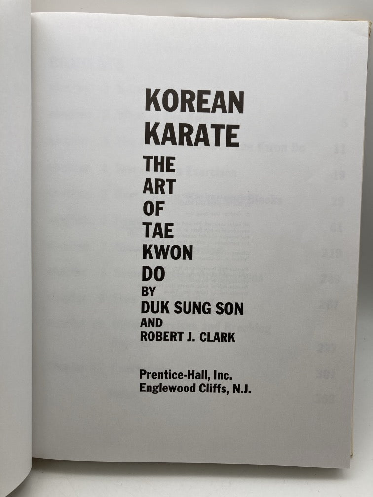 Korean Karate: The Art of Tae Kwon Do