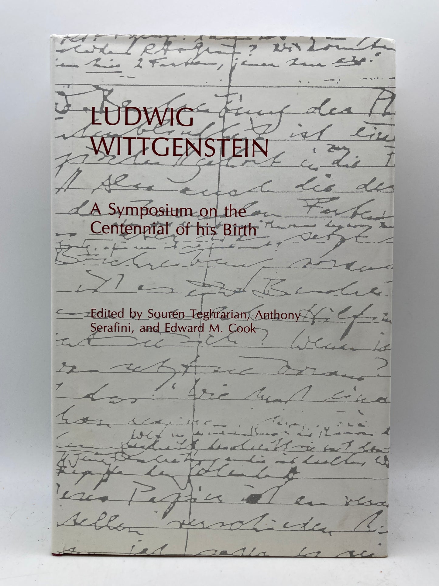 Ludwig Wittgenstein: A Symposium on the Centennial of His Birth