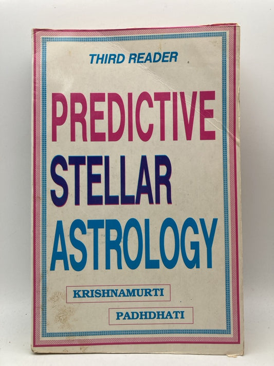 Predictive Stellar Astrology: Third Reader
