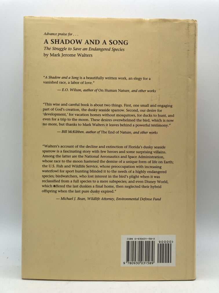 A Shadow and a Song: The Stuggle to Save an Endangered Species