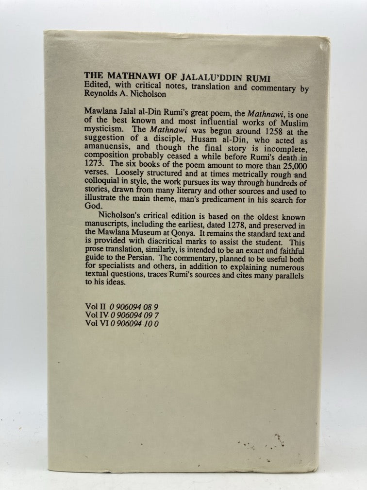 The Mathnawi of Jalalu'ddin Rumi: Translation of Books III and IV