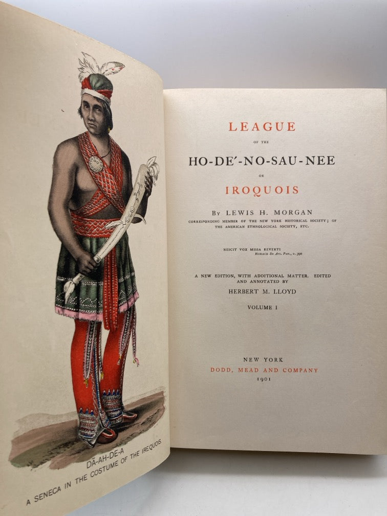 League of the Ho-De-No-Sau-Nee or Iroquois (limited edition/library binding)