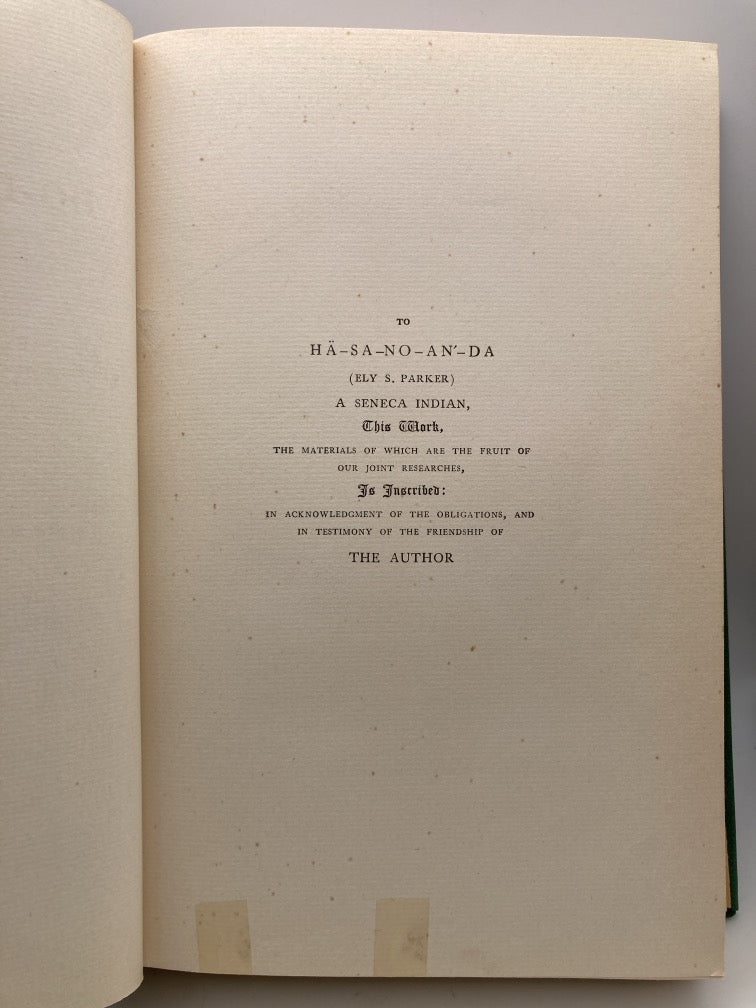 League of the Ho-De-No-Sau-Nee or Iroquois (limited edition/library binding)