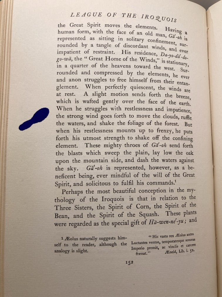 League of the Ho-De-No-Sau-Nee or Iroquois (limited edition/library binding)