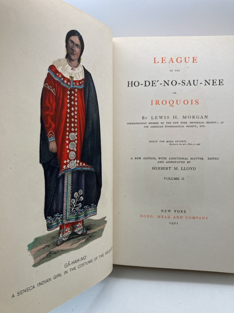 League of the Ho-De-No-Sau-Nee or Iroquois (limited edition/library binding)